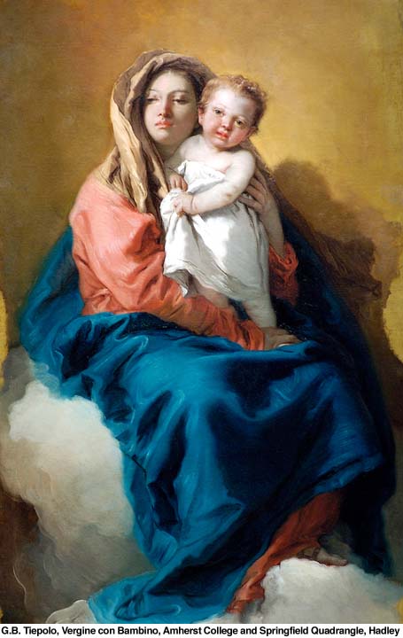 Vergine con il Bambino Gesù dans immagini sacre