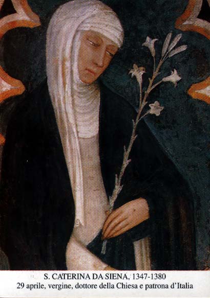 Santa Caterina da Siena dans immagini sacre