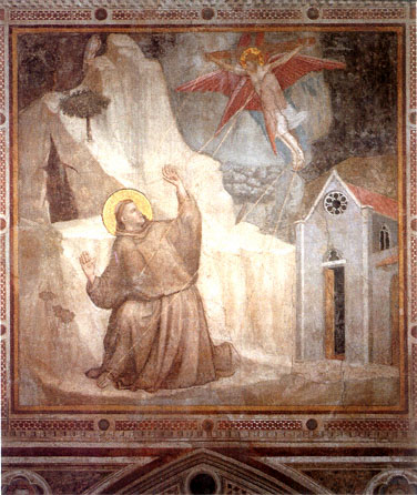 Saint François d'Assise dans images sacrée
