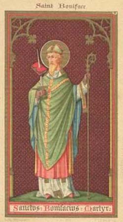 Saint Boniface dans images sacrée