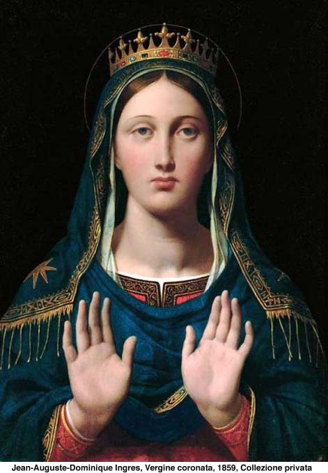 Sainte Marie, Reine dans images sacrée