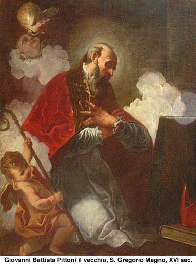 San Gregorio Magno, Papa dans Santi