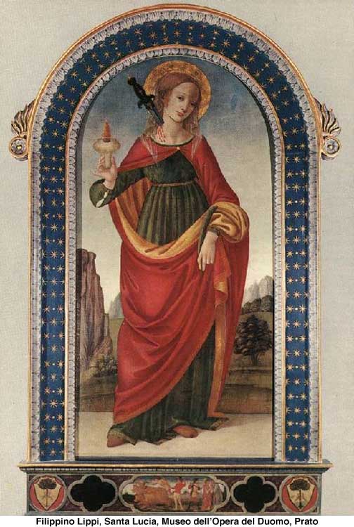 Ste Lucie de Syracuse dans images sacrée