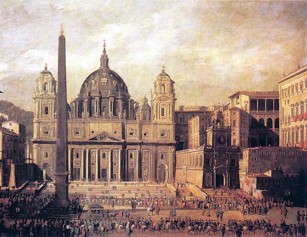 Les Basiliques de Saint Pierre et Paul a Rome dans images sacrée