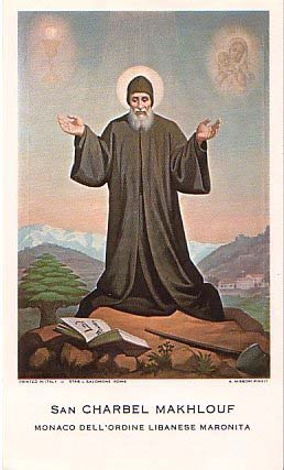 Saint Charbel Makhlouf dans images sacrée