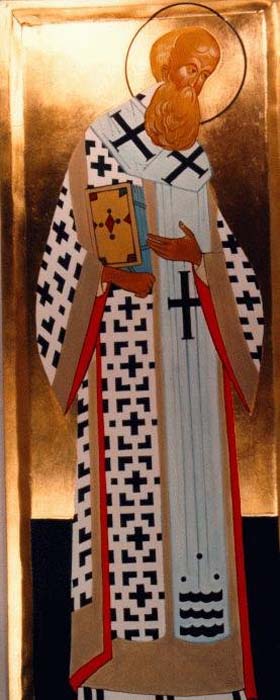 San Gregorio di Nissa dans images sacrée
