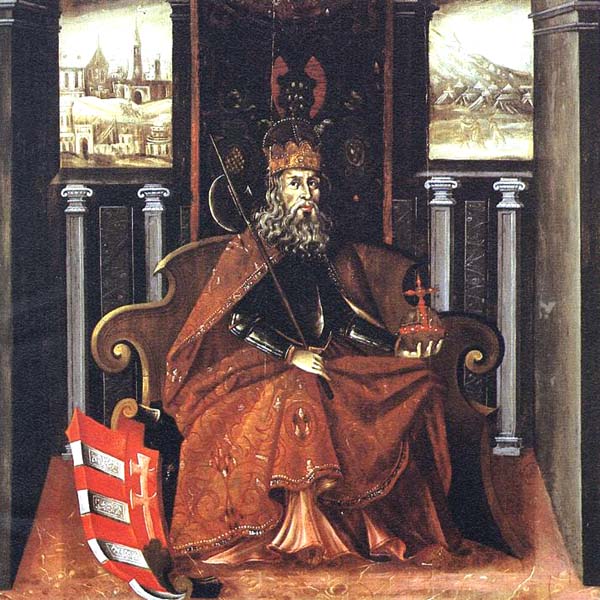 Den hellige kong Ladislas av Ungarn, ukjent ungarsk mester (ca 1600), Det ungarske nasjonalgalleriet i Budapest