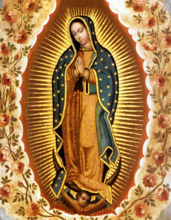 aujourd'hui: Notre Dame de Guadalupe (mf) dans images sacrée
