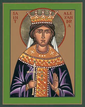 oggi: Sant'Alessandra e Compagni martiri a  Nicomedia (Bitinia), 18 e 22 aprile 303  dans immagini sacre